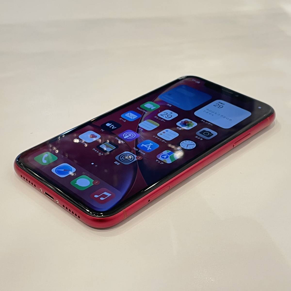 中古ジャンク】SIMフリー iPhoneXR 128GB レッド MT0N2J/A ≪au版(SIM