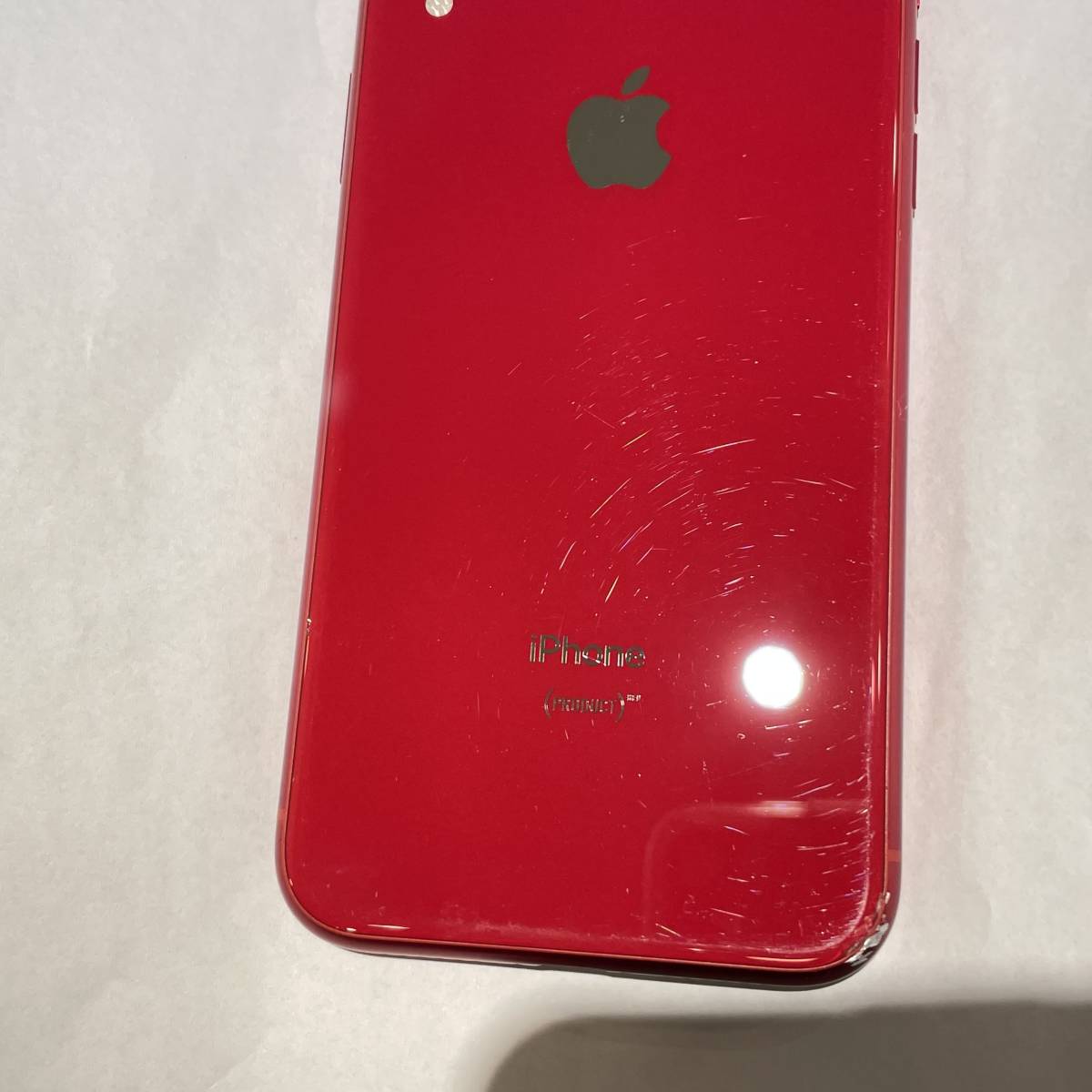 中古ジャンク】SIMフリー iPhoneXR 128GB レッド MT0N2J/A ≪au版(SIM