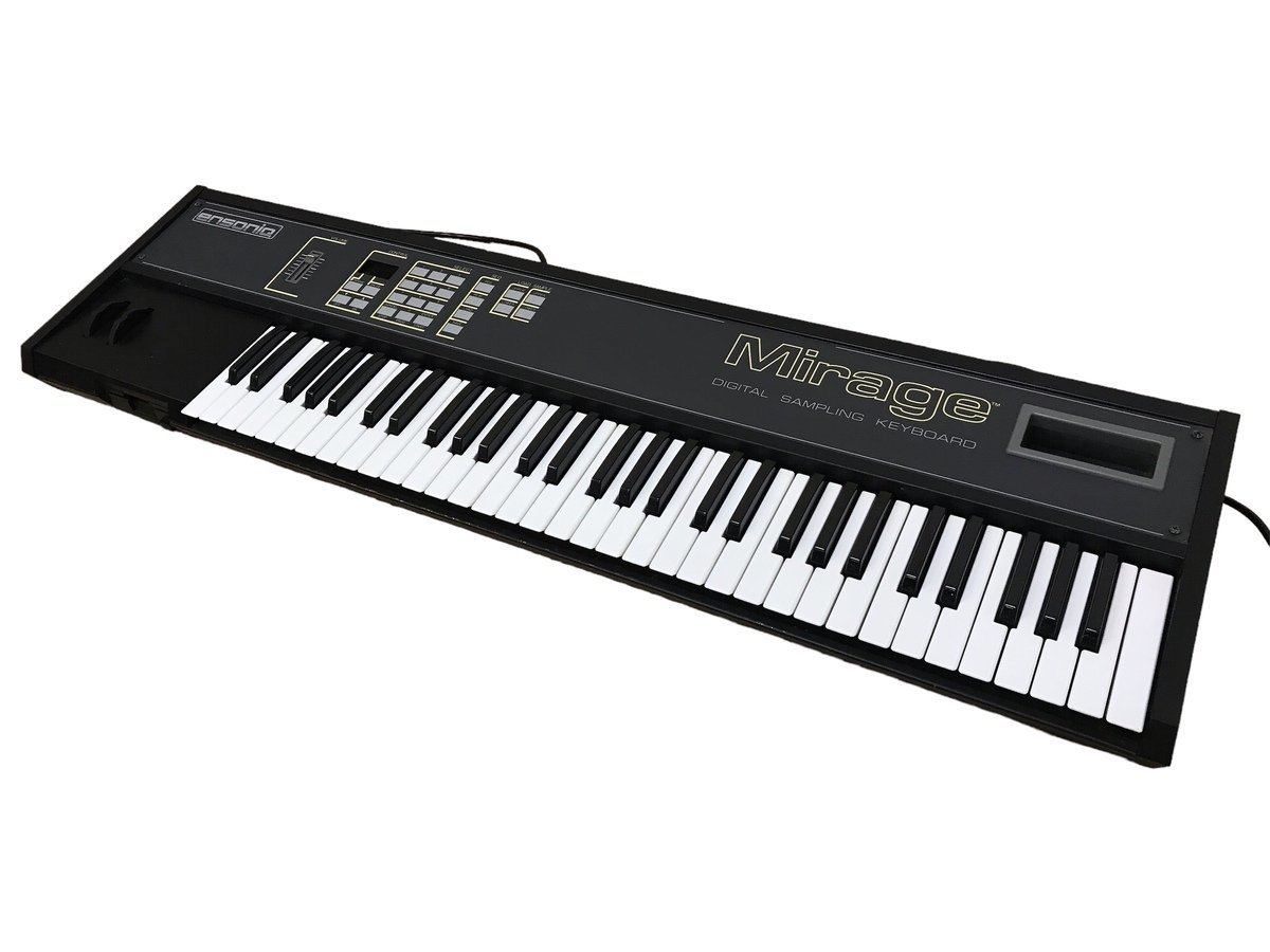 ENSONIQ MIRAGE サンプリングキーボード　オーバーホール済み ENSONIQ MIRAGE サンプリングキーボードオーバーホール済み その②
