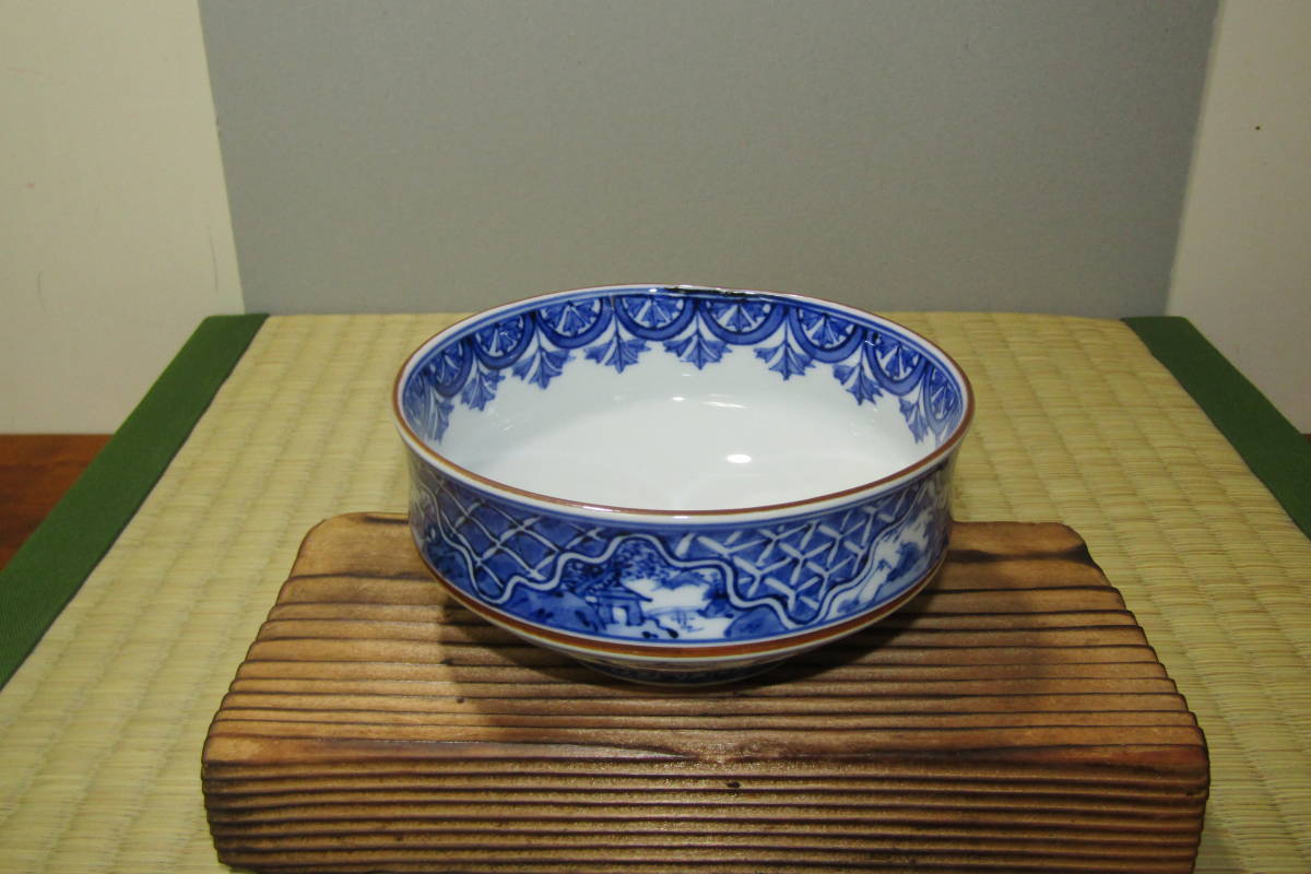 京焼昭阿弥造色絵祥瑞唐子の図茶碗和楽庵共箱付き