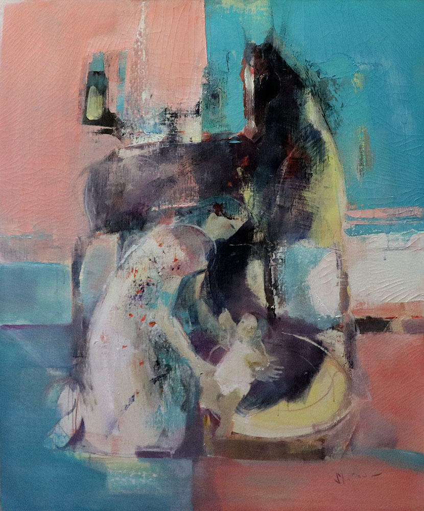 真作保証 島田章三４０号誕生 母子像最高傑作！名鑑１億１６００万文化功労者芸術院会員国画会会員 旭日重光章愛知県立芸術大学学長 近美蔵