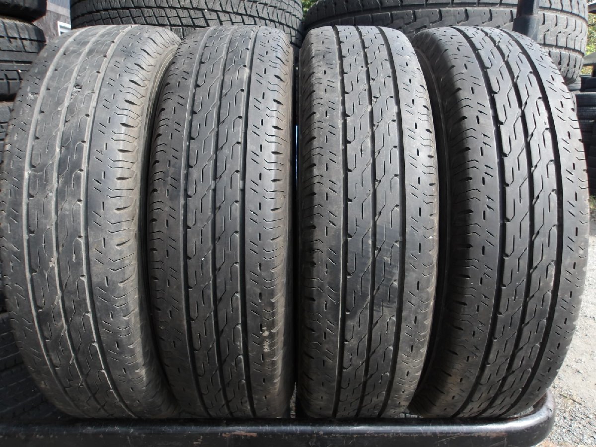 H587 185R14 夏4本セット サマータイヤ LT 8PR 185-14 BRIDGESTONE ECOPIa R680 バン