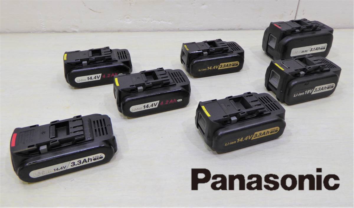 ①即日発送!!7ケまとめ売り!!パナソニック純正バッテリー14.4V・18V・28.8V(電圧テスター測定画像有) | Panasonic(パナソニック) 送料無料 - DVD 買取致しました|愛品館千葉店