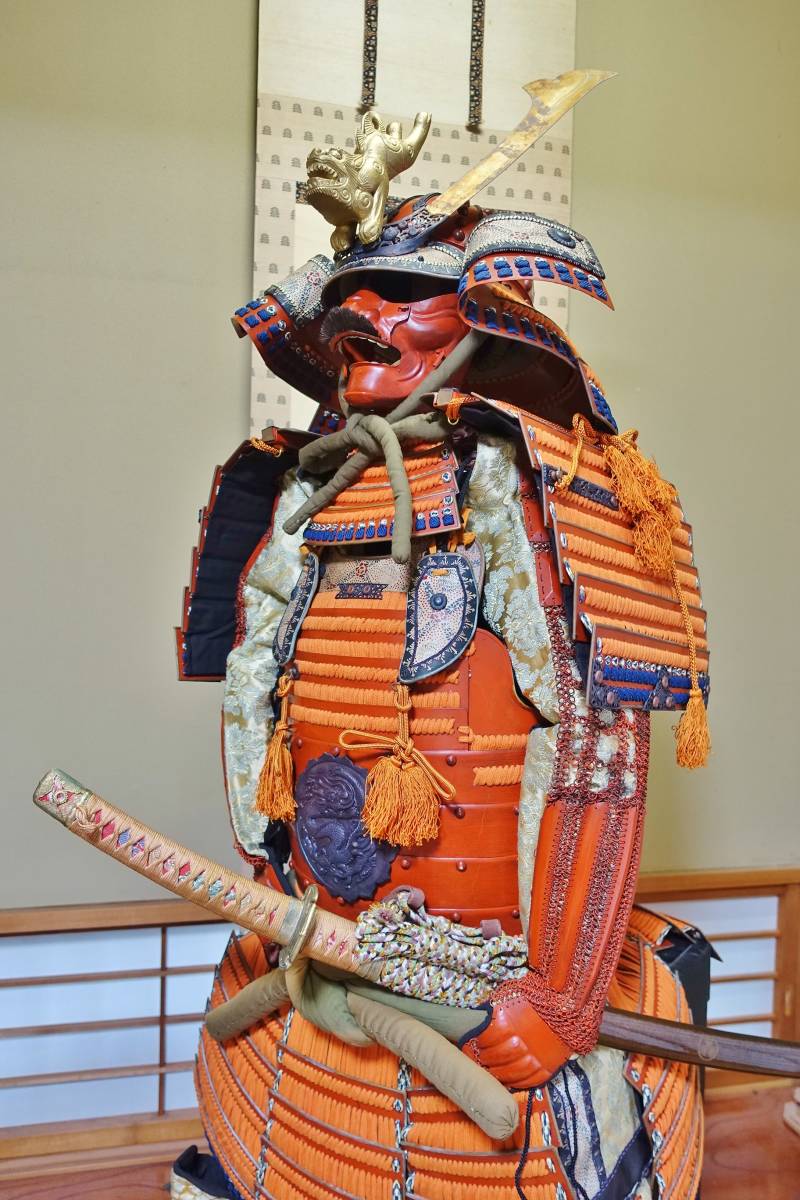 貸し具足（安土桃山時代）/鎧・甲冑・胴 素鉄頭形胴具足 甲冑 鎧 （桃山時代 戦国時代 江戸時代 武士 侍