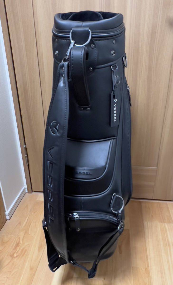 VESSEL キャディバッグ ベゼル PRODIGY Staff BLACK USED 【公式