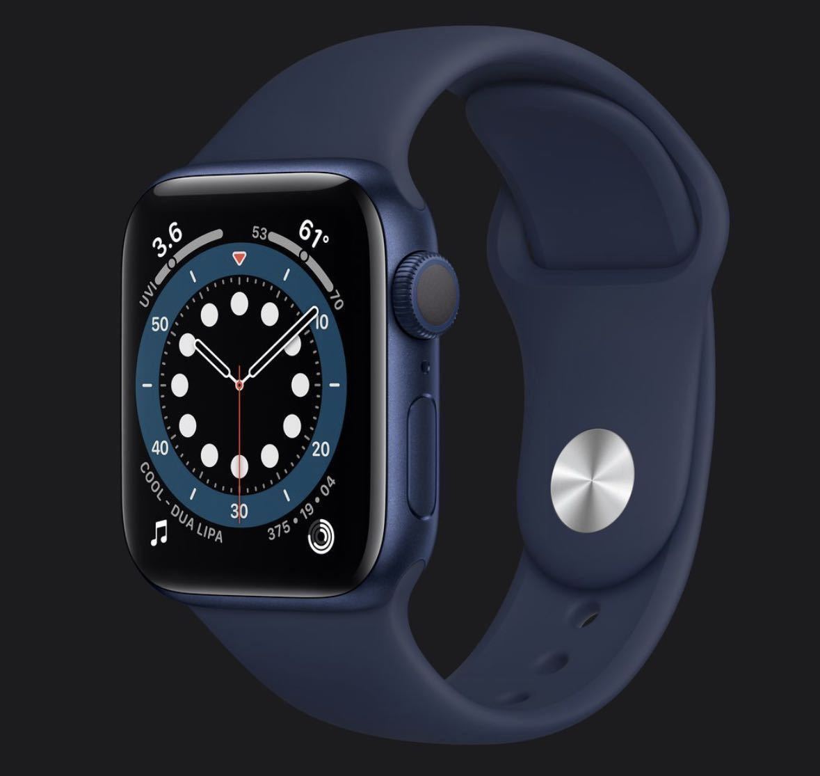 アップル】Apple Watch Series6 40mm GPS ブルーアルミニウム MG2AJ/A