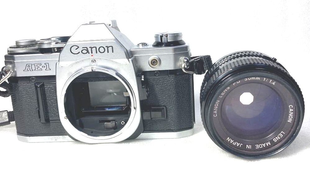 ☆完動・美品☆Canon AE-1 ボディ＋Canon New FD 50mm F1.4 レンズ