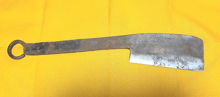 鉈 岡山北部 野鍛冶 光重作 手打 共柄 腰鉈 ナタ 山師 枝打 芝刈 薪割  