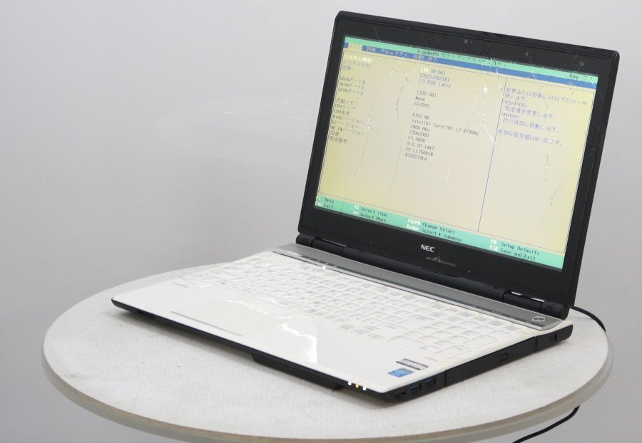 1円 ジャンクNEC Lavie LL750⁄M PC-LL750MSB Core i7-4700MQ NEC PC