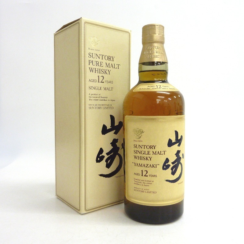 格安，最新作 大阪府配送限定 サントリー 山崎 12年 シングルモルト 750ml 箱付(その他)｜売買されたオークション情報、yahooの商品情報をアーカイブ公開 - オークファン その他