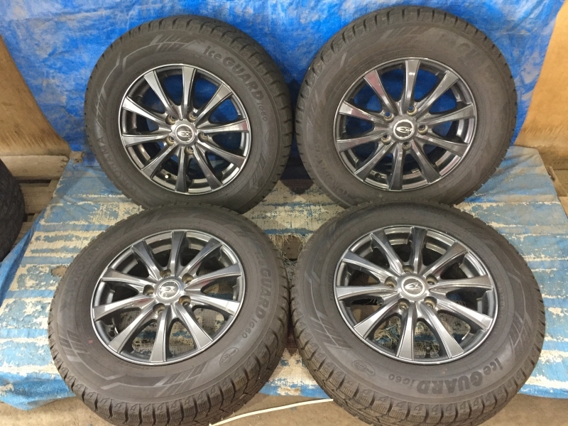 ice GUARD ig60 タイヤ・ホイールセット EX 15×6J +50 5H-114.3PCD YOKOHAMA ヨコハマ ice GUARD iG60 205/65R15