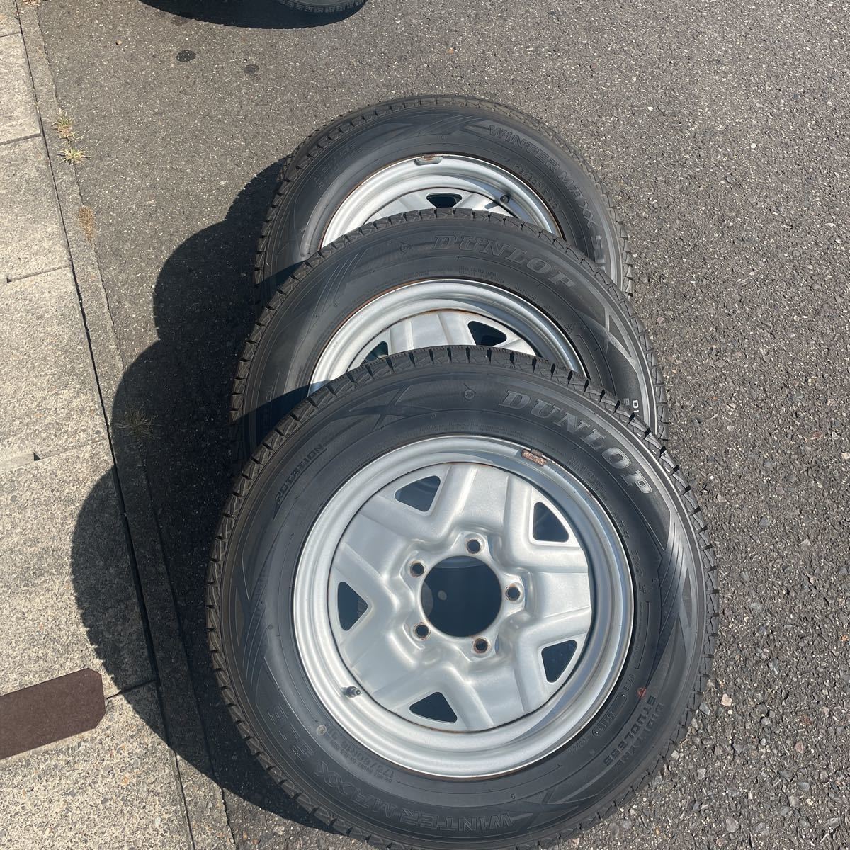 175⁄80R16 ジムニー ダンロップ スズキ 5.5J 5J5 ジムニー 純正