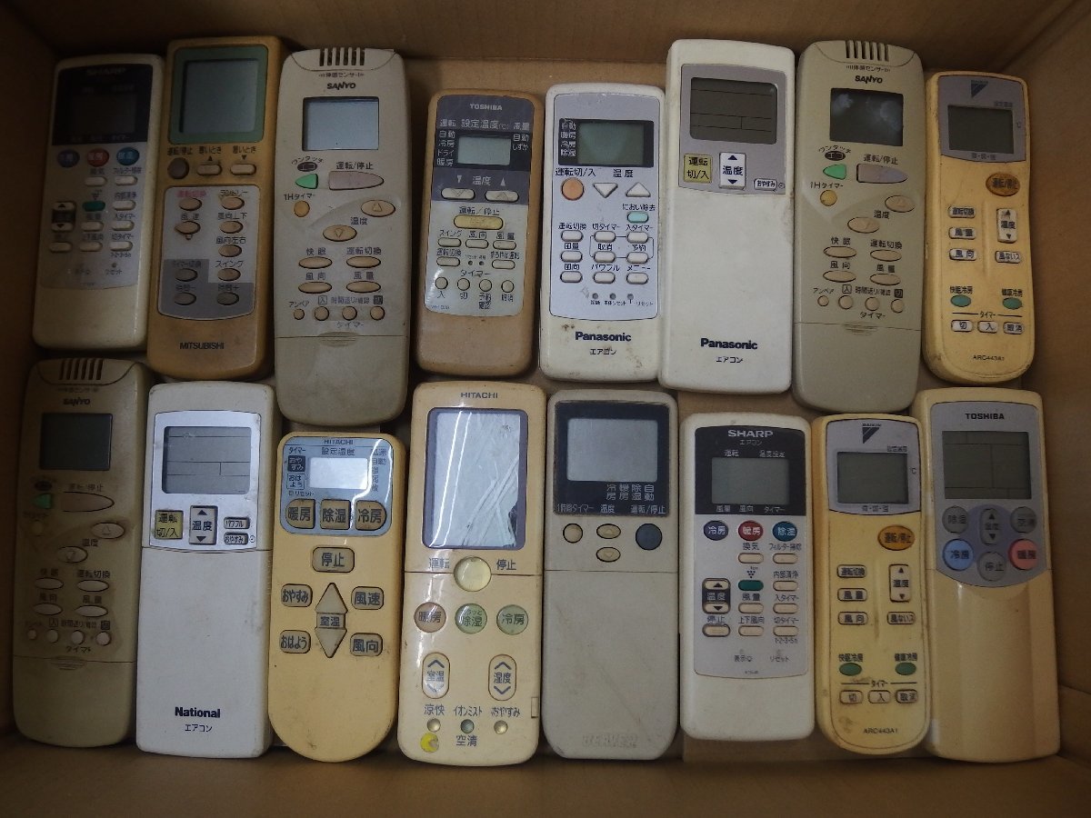 12□/Zク2626 エアコン等 リモコン まとめ 146個 Panasonic/MITSUBISHI