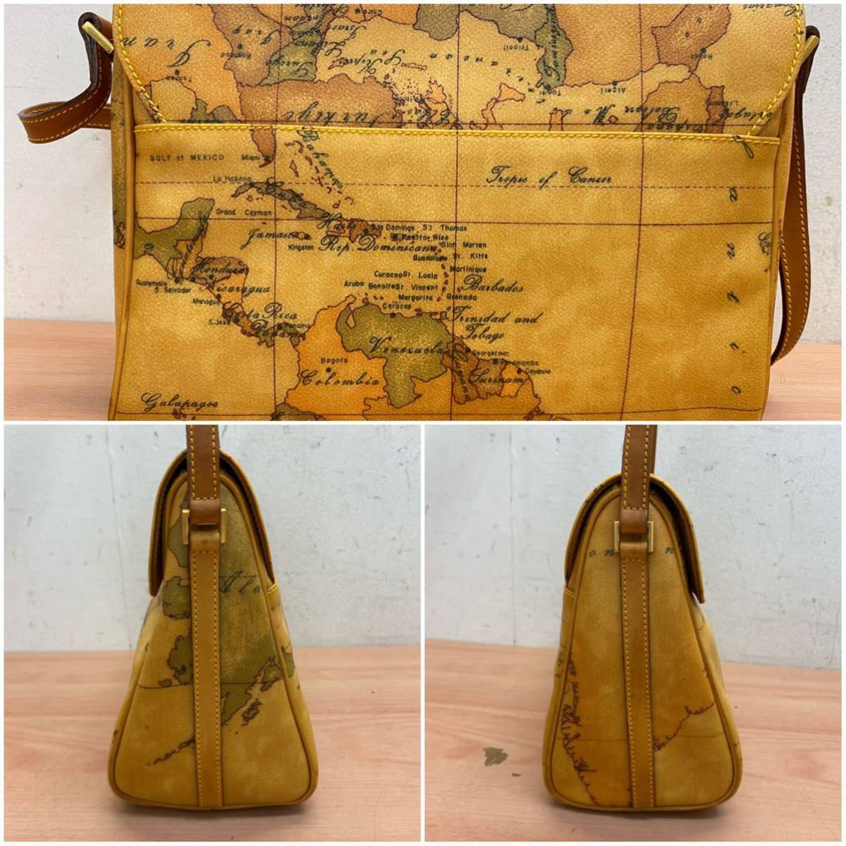 PRIMA CLASSE プリマクラッセ イタリア製 ボストンバッグ 2way 旅行 茶