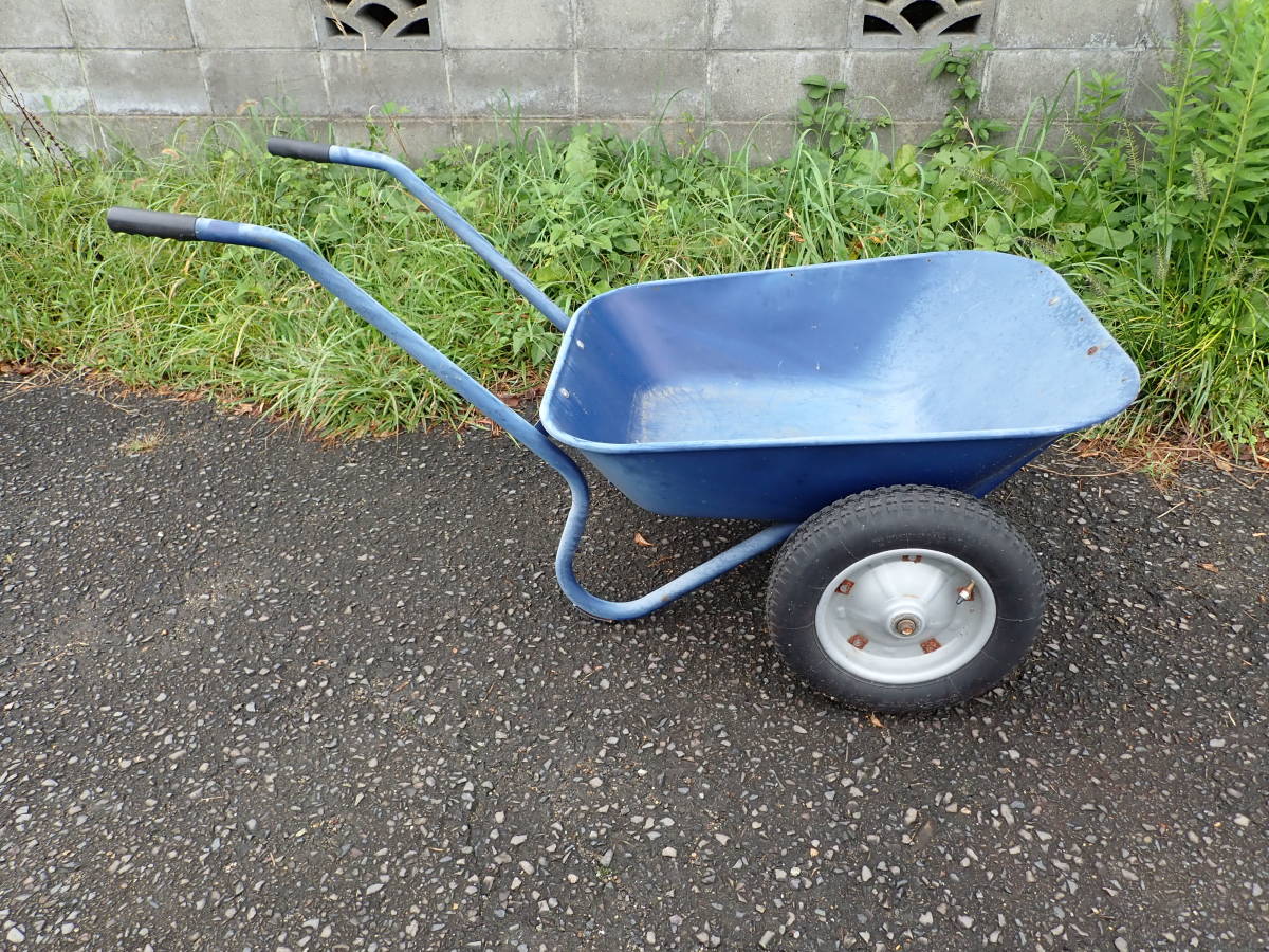 一輪車ねこ 猫車二輪 直接引取限定 二輪タイプのネコ車 一輪車 中古 