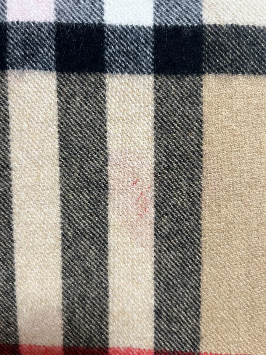 BURBERRY バーバリー マフラー カシミア100％ ハートレッド 送料無料