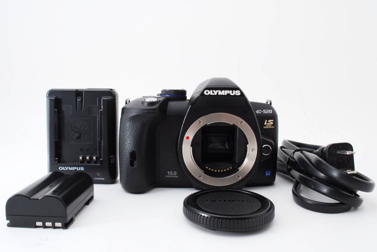 ☆良品☆OLYMPUS オリンパス E-520 Wレンズセット☆動作OK☆AP121☆