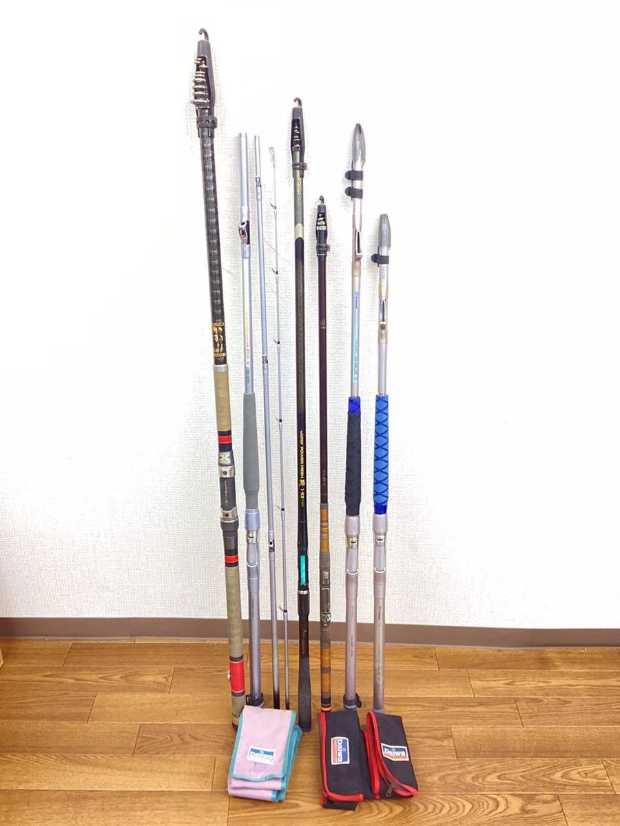 002/09)釣り竿まとめ6本 釣竿 DAIWA ダイワ SHIMANOシマノ OLYMPIC