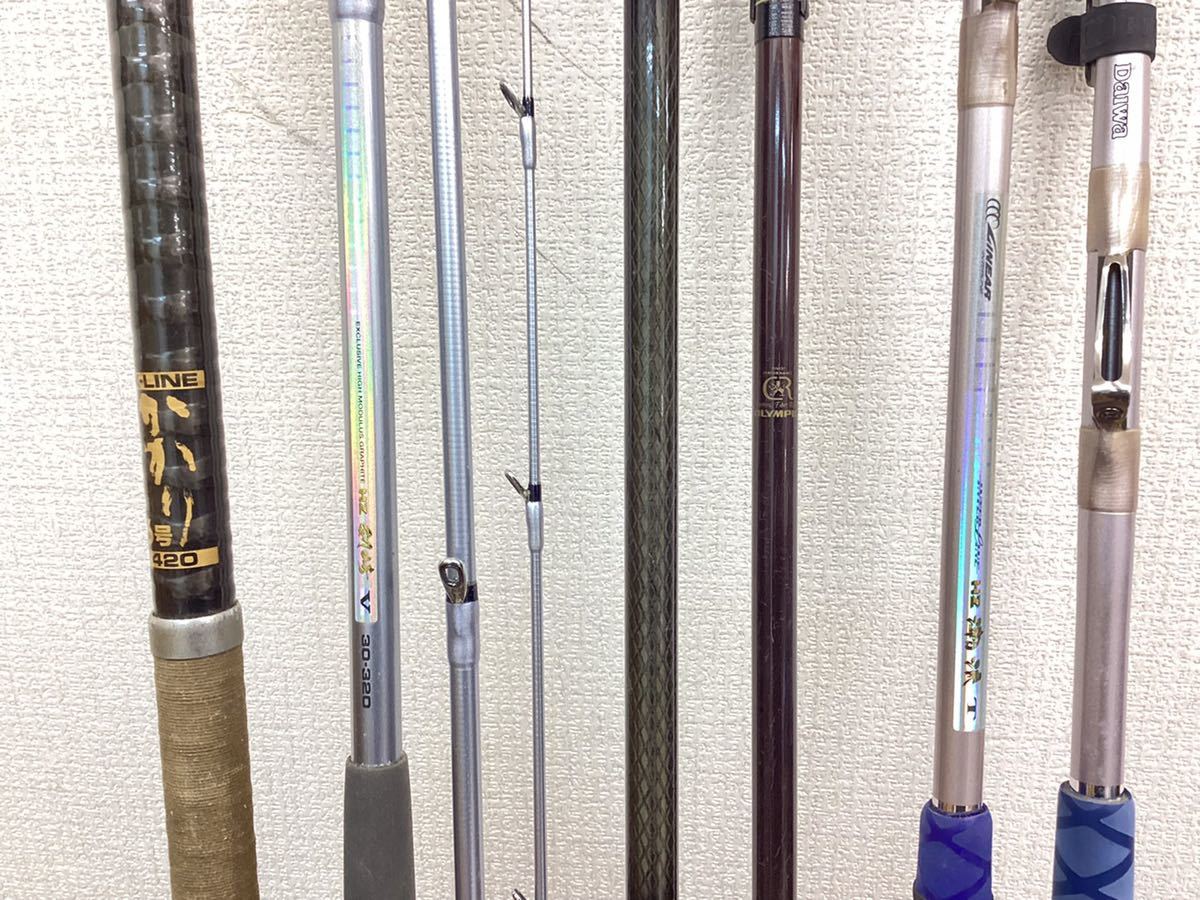 002/09)釣り竿まとめ6本 釣竿 DAIWA ダイワ SHIMANOシマノ OLYMPIC