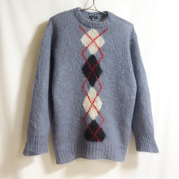 MILKBOY ミルクボーイ モヘア アーガイル セーター M】2S-0021 MOHAIR