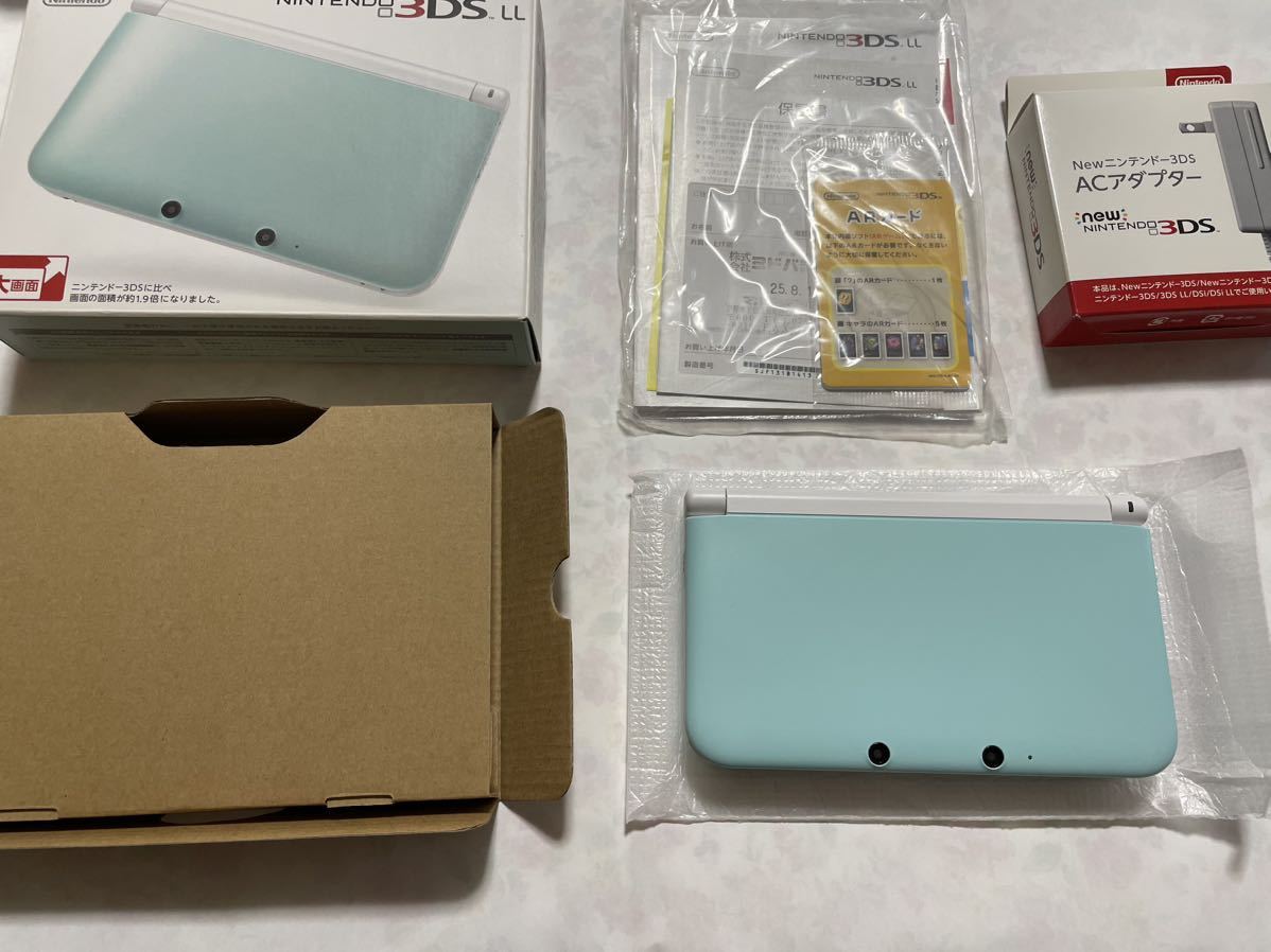 LL ニンテンドー3DS ミント×ホワイト ニンテンドー3DSLL本体（ミント
