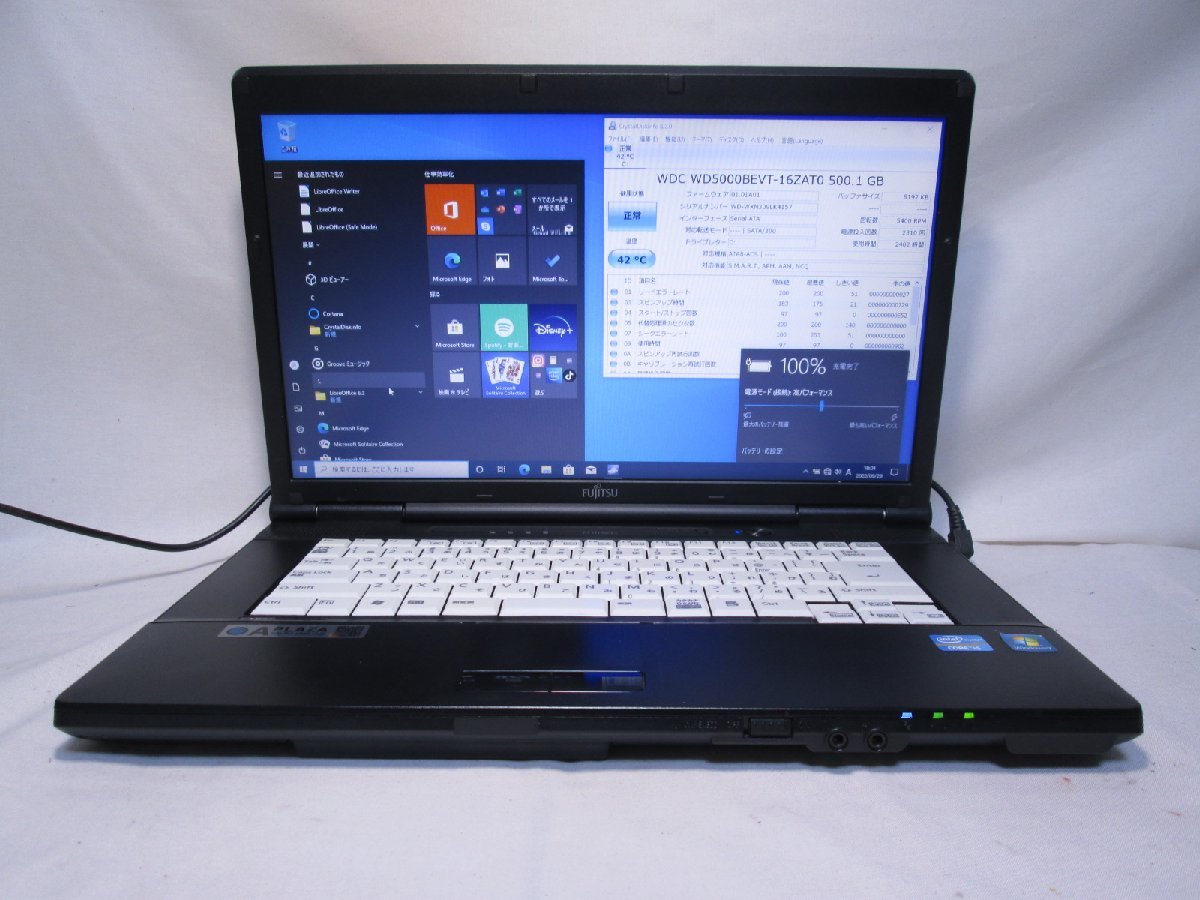 LIFEBOOK 富士通 A561⁄D Core FUJITSU 4GB : Fujitsu i5-2520M ノート 