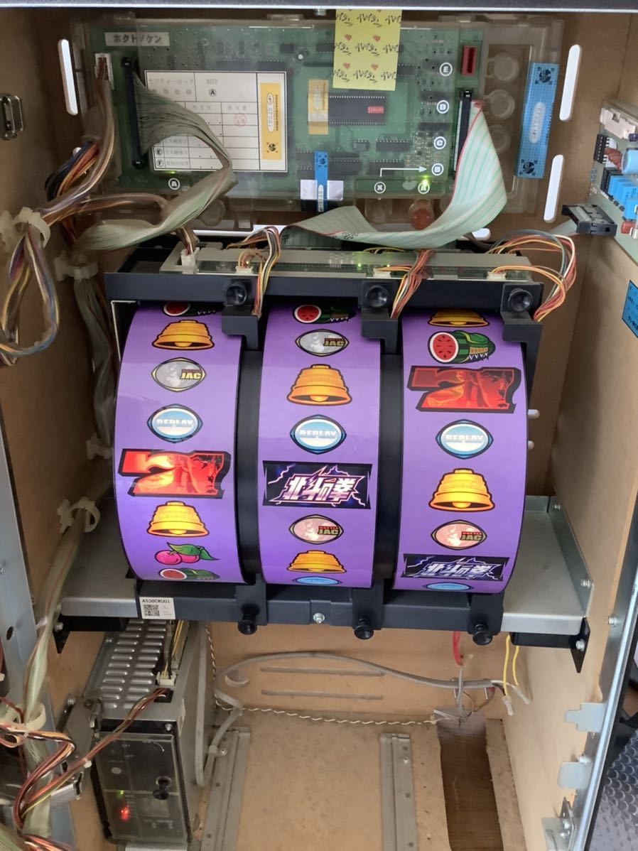 パチスロ実機 北斗の拳 4号機 無想転生 パネル メダル不要 スロット 