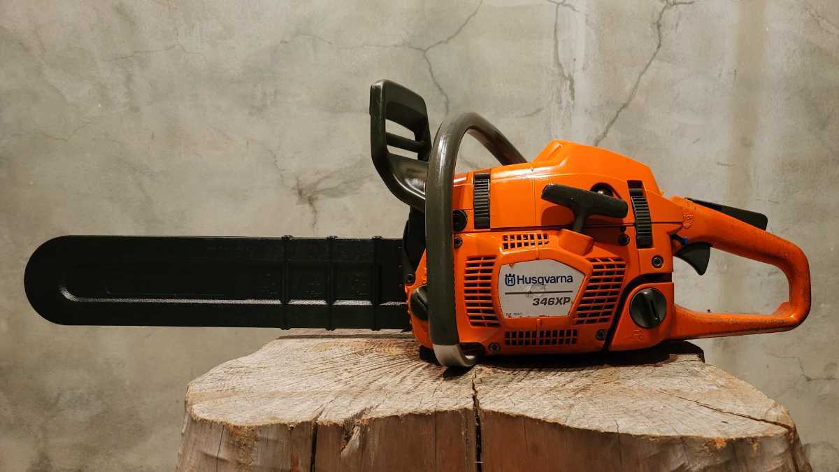 中古可動品]Husqvarna/ハスクバーナ チェーンソー346XP NewEdition 