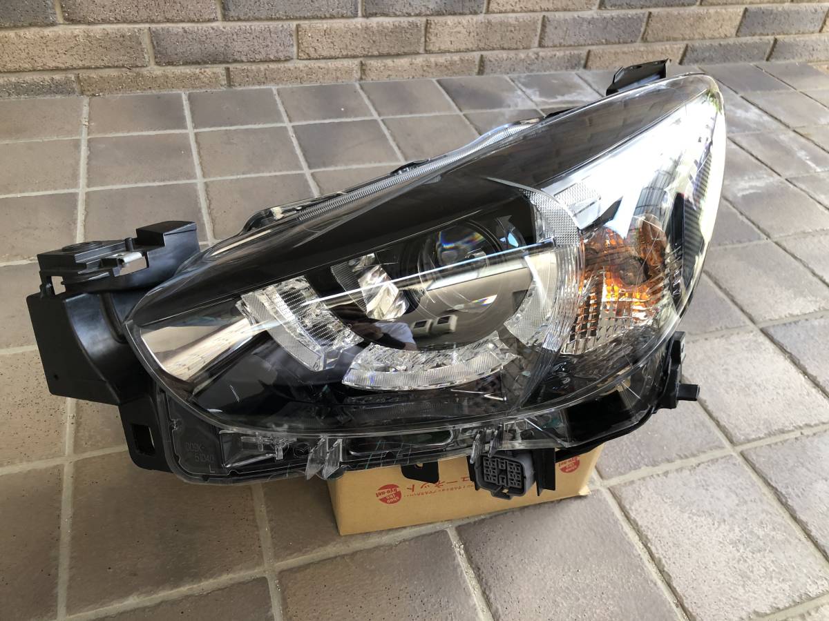 LED マツダ2 純正 ヘッドライト 左 DJ系 マツダ DJ5FS ヘッド DJLFS