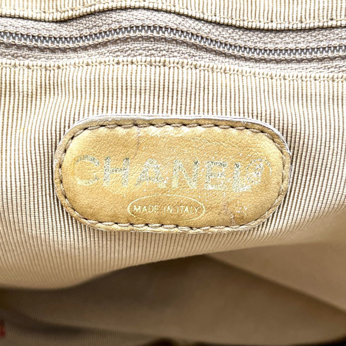 1円 CHANEL シャネル キャンバス ココマーク べっ甲 ハンドル ハンド