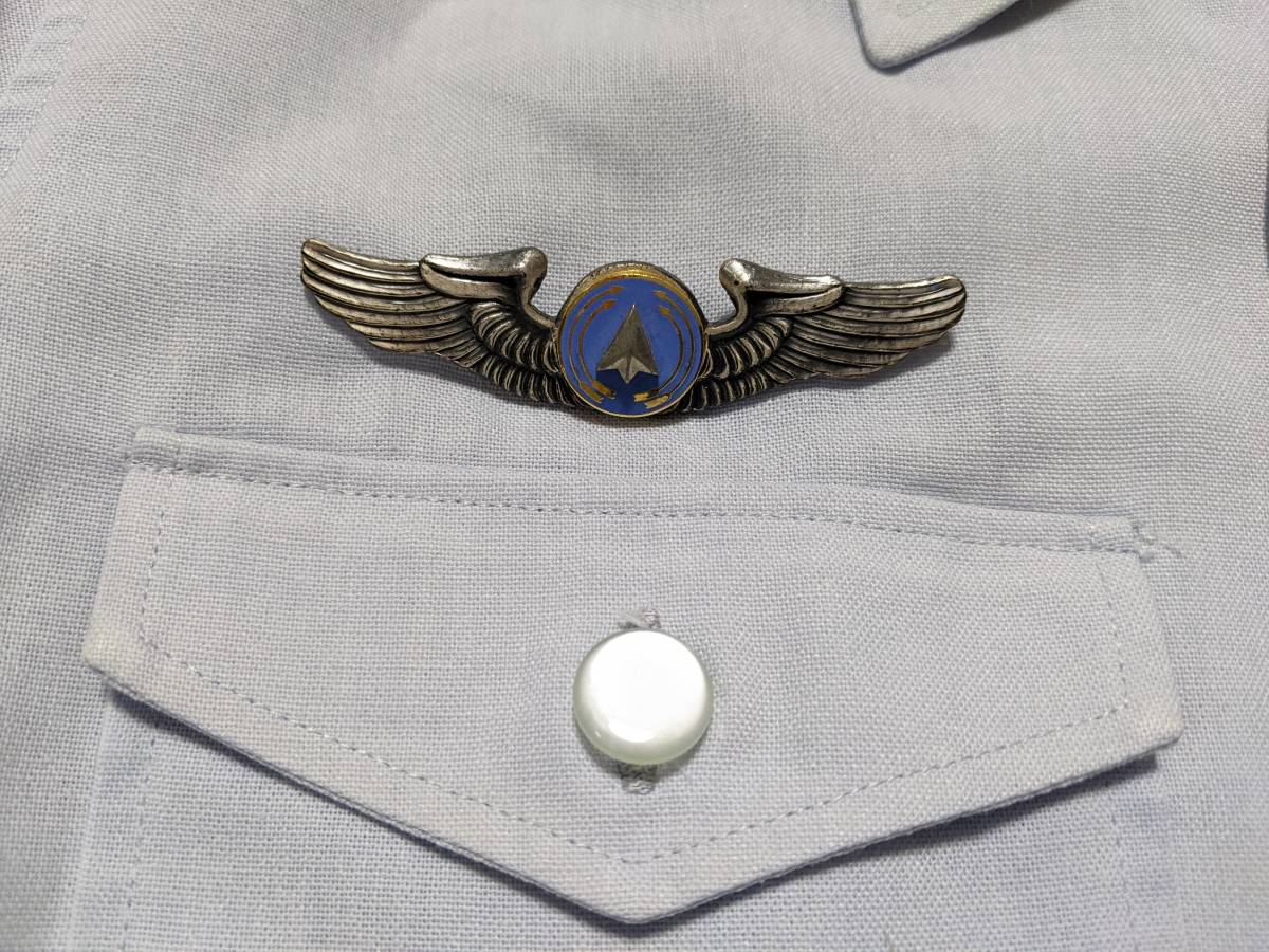 28 航空自衛隊 制服 シャツ 上着 夏服 第3種 4号 1988 防衛省 航空総隊 