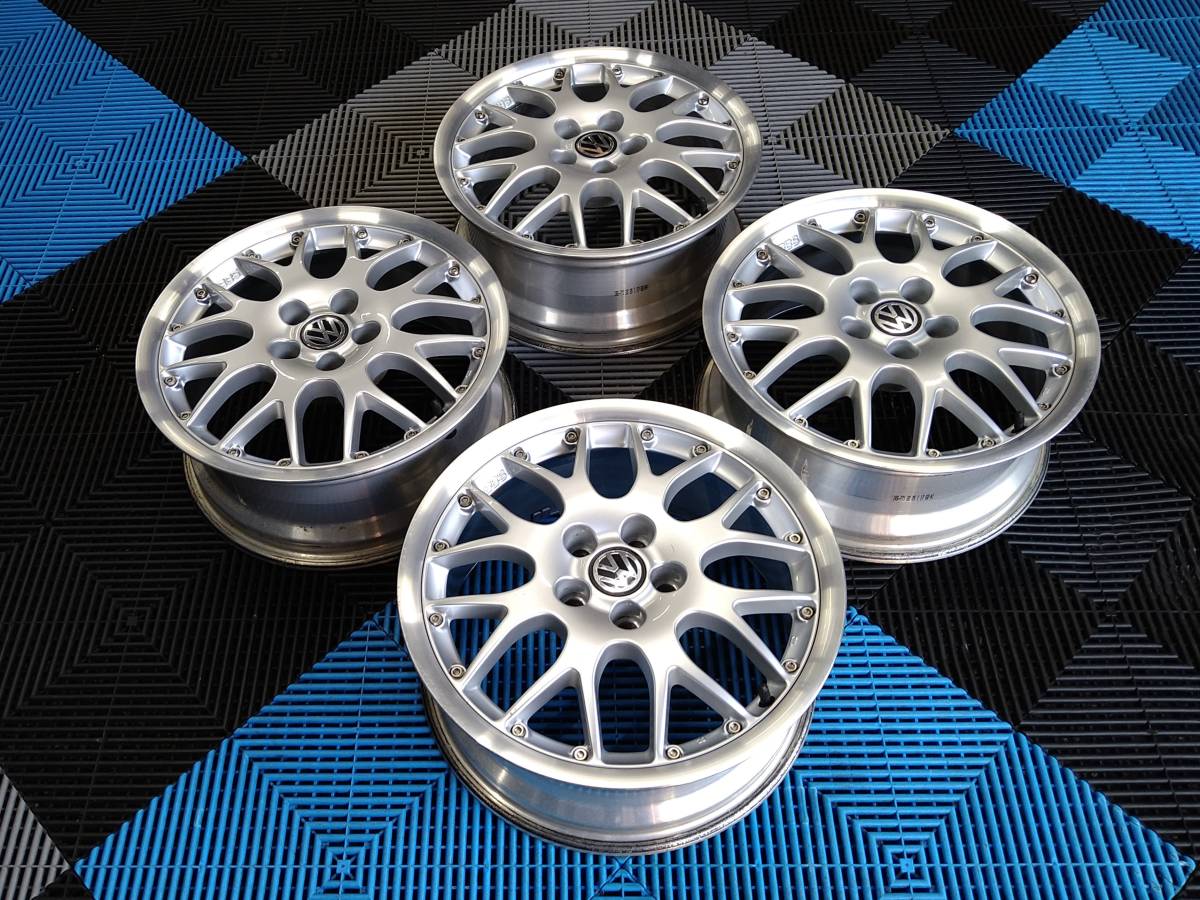 中古品 VW ゴルフ4 Golf4 ニュービートル New Beetle ボーラ Bora VW 純正 BBS 16インチ6.5J+42 PCD100