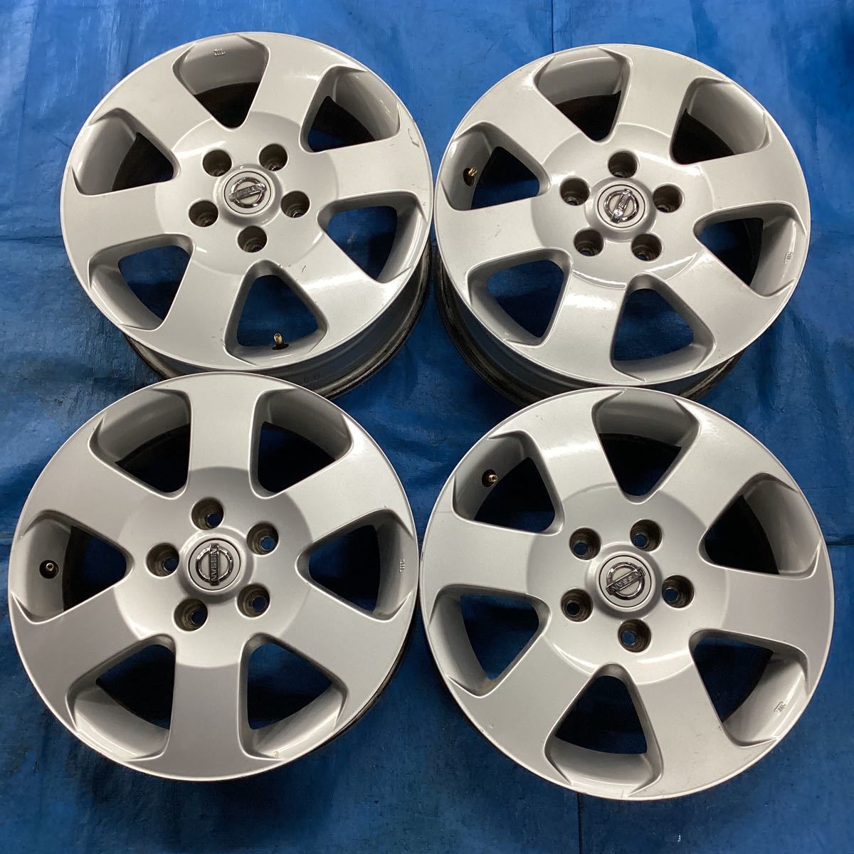  日産 セレナ C25 純正アルミホイール 16&times;6JJ+45 16インチ 4本セット K-3638(純正品)｜売買されたオークション情報、yahooの商品情報をアーカイブ公開 - オークファン 5穴