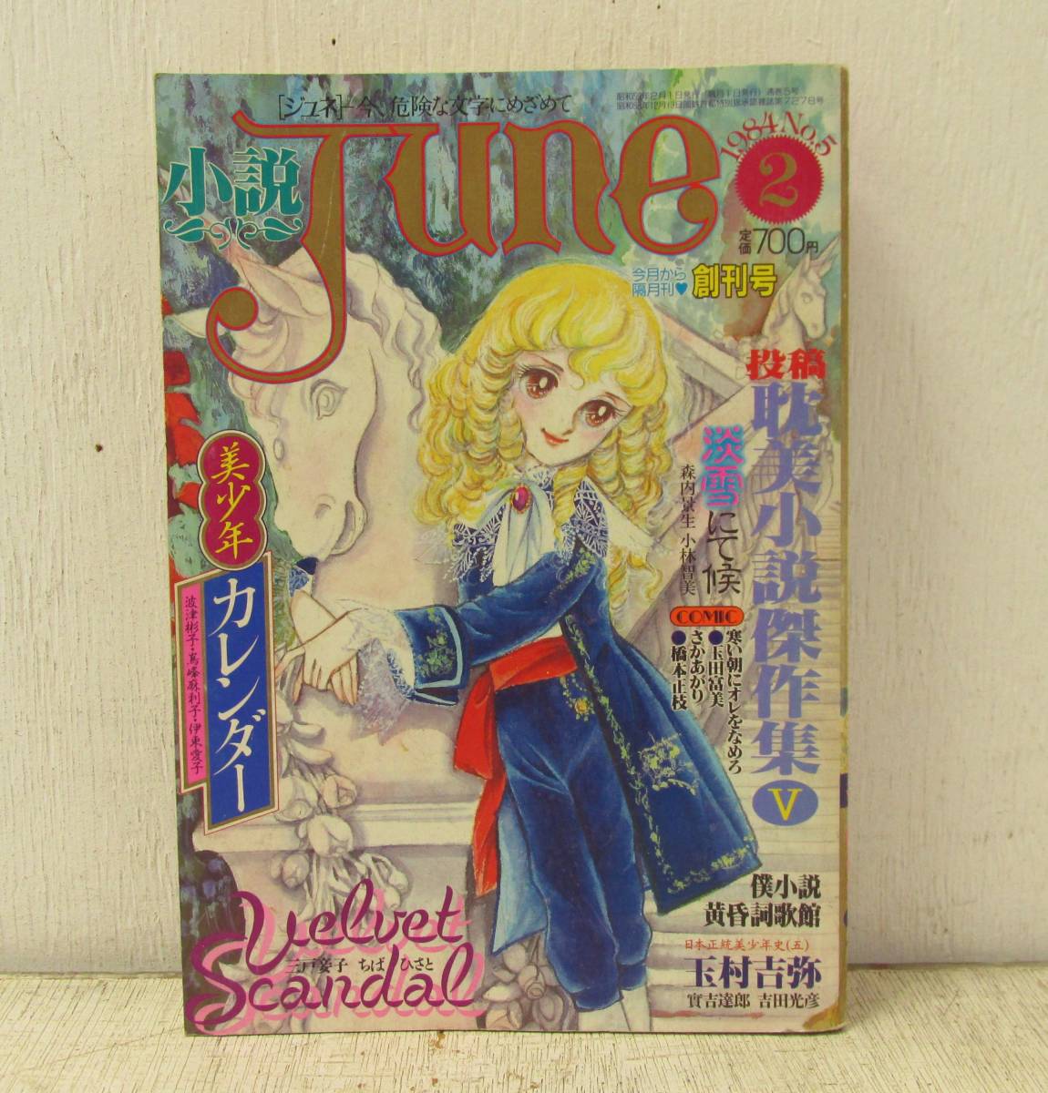 小説June ② 19「小説JUNE ジュネ 1984年2月号 投稿耽美小説傑作集」(ボーイズラブ