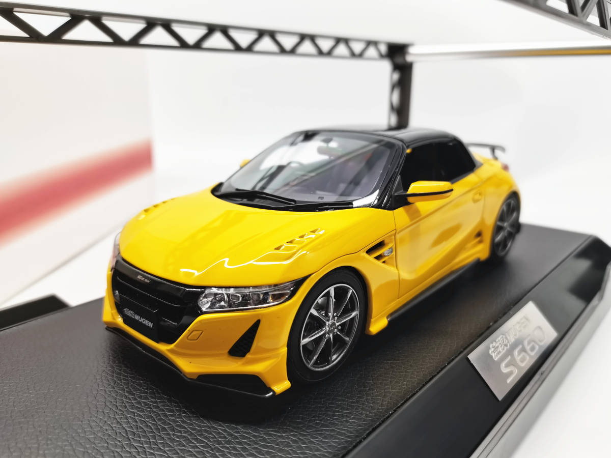Hobby Japan 1/18 ホンダ 無限 MUGEN S660 YE minicar_alfa 【公式通販】