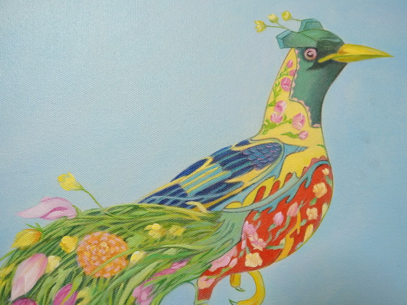 F6号ジミー大西Pig手描き作品⁄表裏サイン⁄油彩⁄アクリル⁄絵画