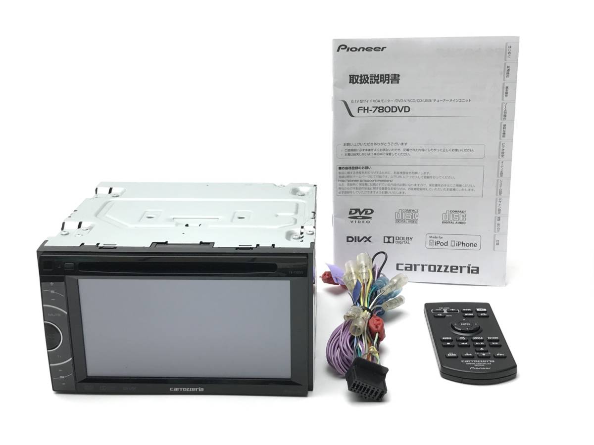 カロッツェリア FH-780DVD DVDプレーヤー 6.1V型ワイドVGAモニター/DVD