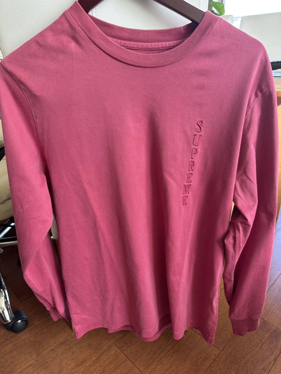 人気SALE，100%新品 supreme ロンT 長袖Tシャツ M ピンク系(長袖Tシャツ)｜売買されたオークション情報、yahooの商品情報をアーカイブ公開 - オークファン 男性用