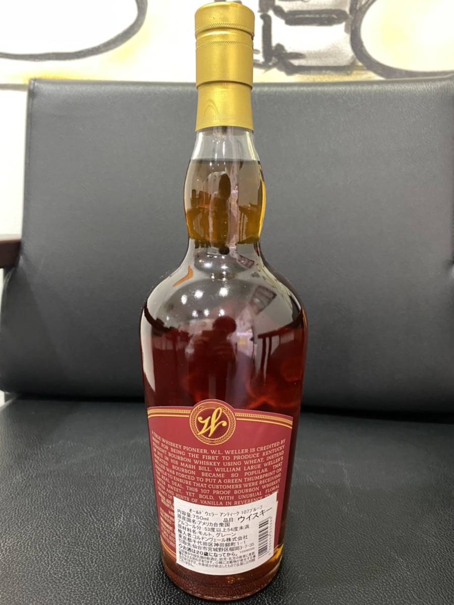 日）【未開栓】希少 Old Weller ANTIQUE 107 オールドウェラー