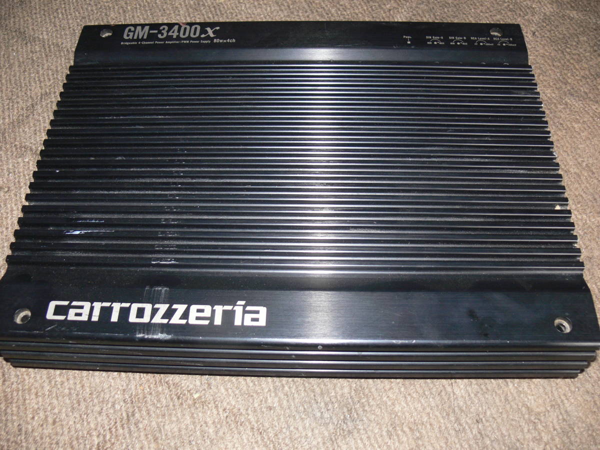 カロッツェリア GM-3400X カーオーディオアンプ 【公式通販】