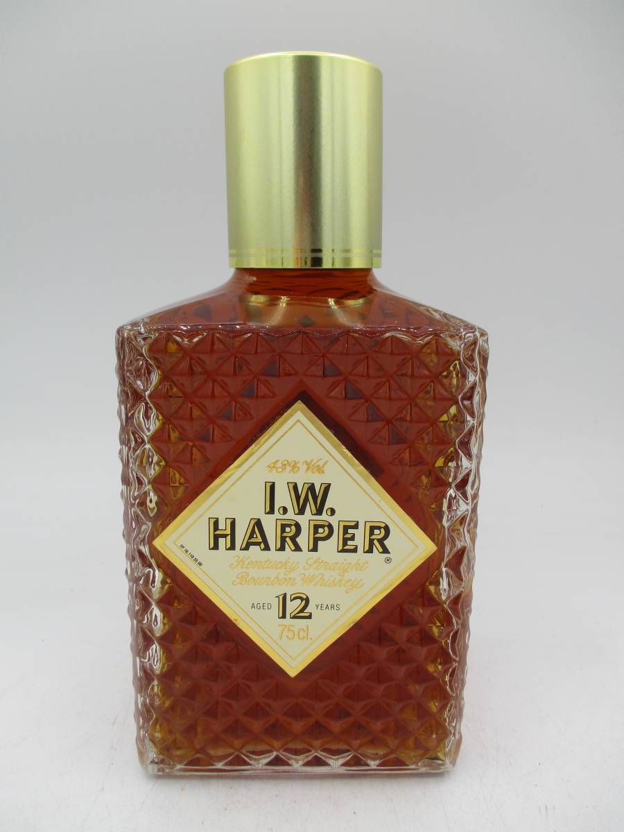 1円～【未開栓】I.W. HARPER IWハーパー 12年 ウイスキー 750ml 43