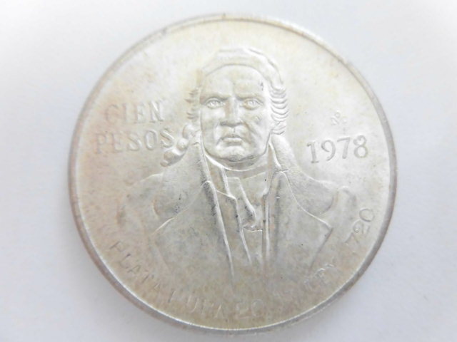 メキシコ銀貨 1978年 メキシコ Cien Pesos 硬貨 【公式通販】