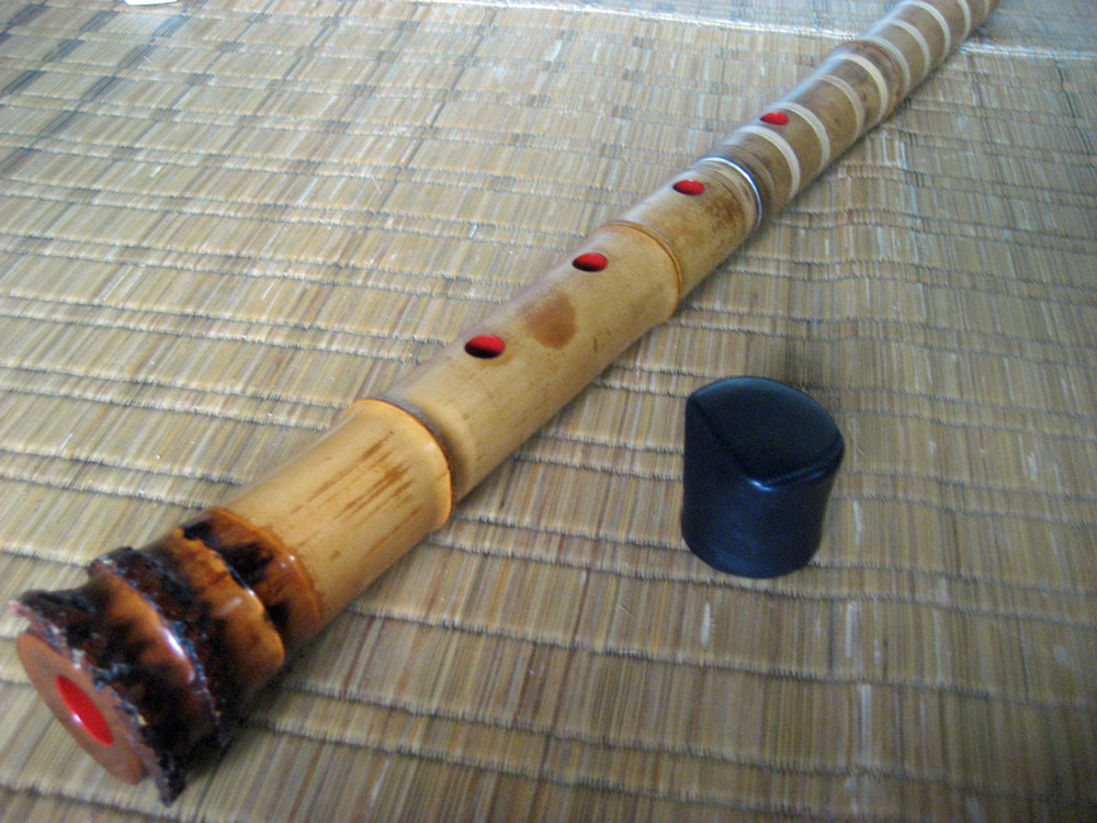 ➁超希少 小林 一城 尺八 銘二印 銀歌口 楽器 ➁