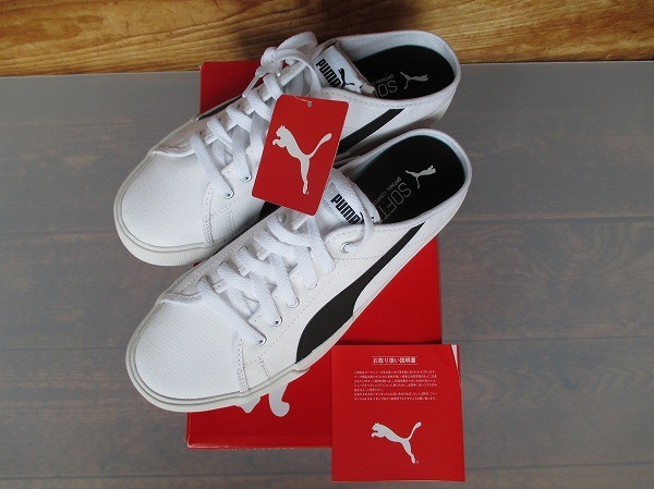 25.５㎝ プーマ バリ ミュール Bari Mule PUMA ホワイト-ブラック 本体白 サンダル(25.5cm)｜売買されたオークション情報、yahooの商品情報をアーカイブ公開 - オークファン 25.5cm