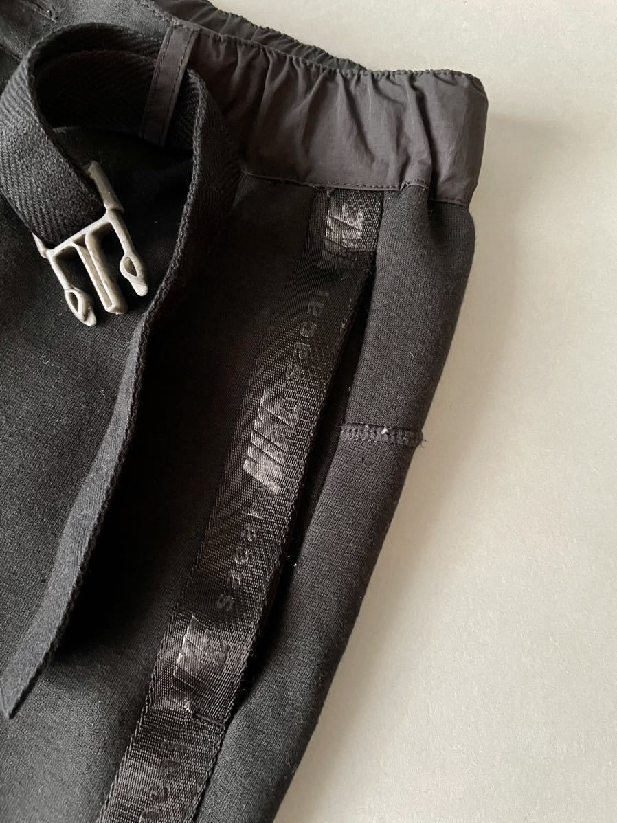 20AW Nike x Sacai Fleece Pants ナイキ x サカイ フリースパンツ S
