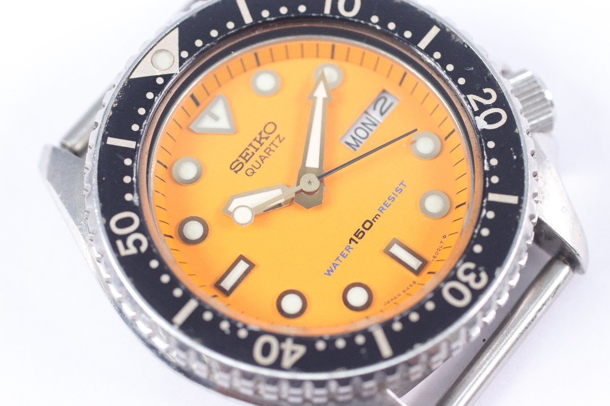 SEIKO セイコー ダイバーズ 6458-600A クォーツ デイデイト メンズ