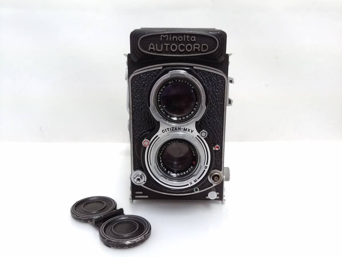 MINOLTA ミノルタ AUTOCORD オートコード 二眼レフカメラ/ケース付き