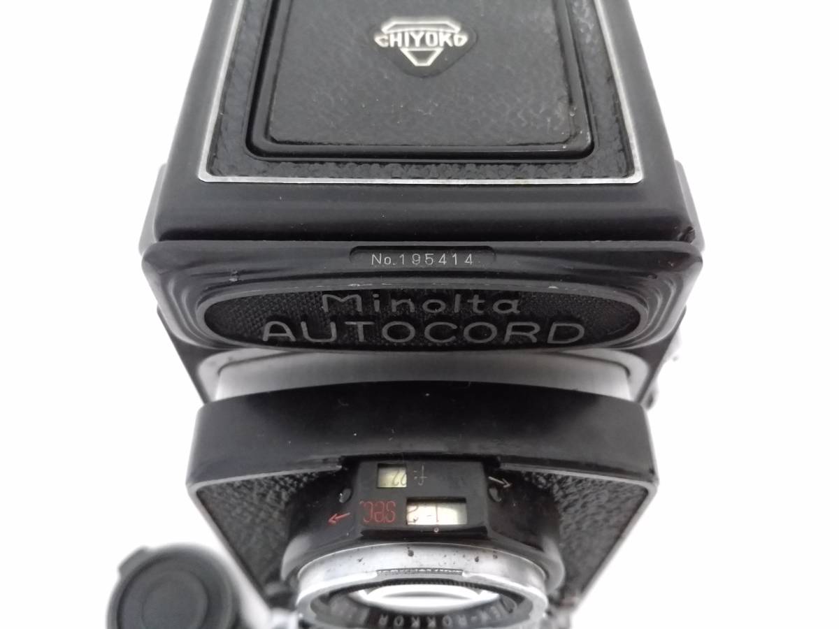 MINOLTA ミノルタ AUTOCORD オートコード 二眼レフカメラ/ケース付き