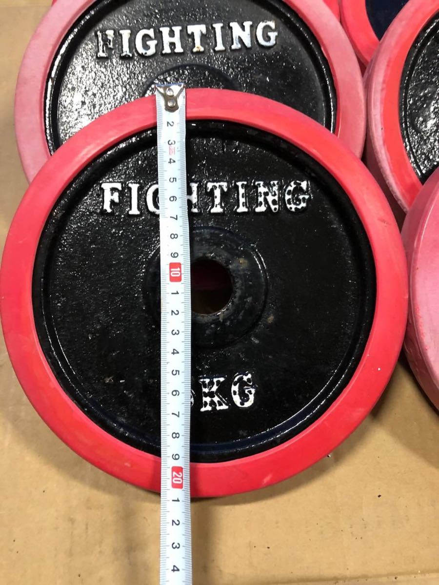 FIGHTINGROAD ダンベルプレート 8枚×2個セット ギア バーベル