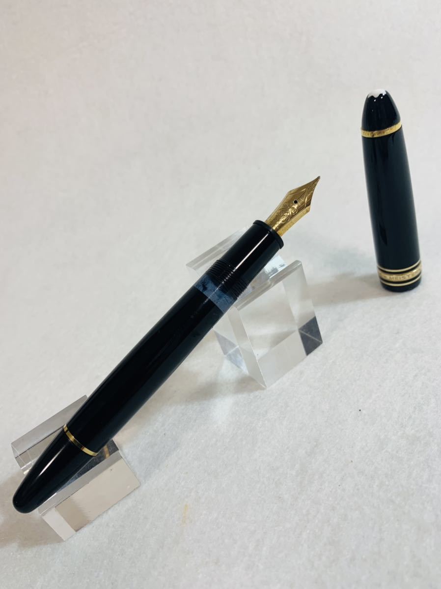 極美品◇モンブラン 万年筆 マイスターシュテュック ペン先14K Au585